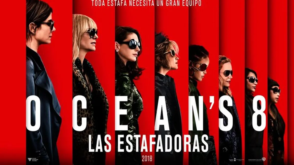 Cartel de Ocean 8: Las estafadoras